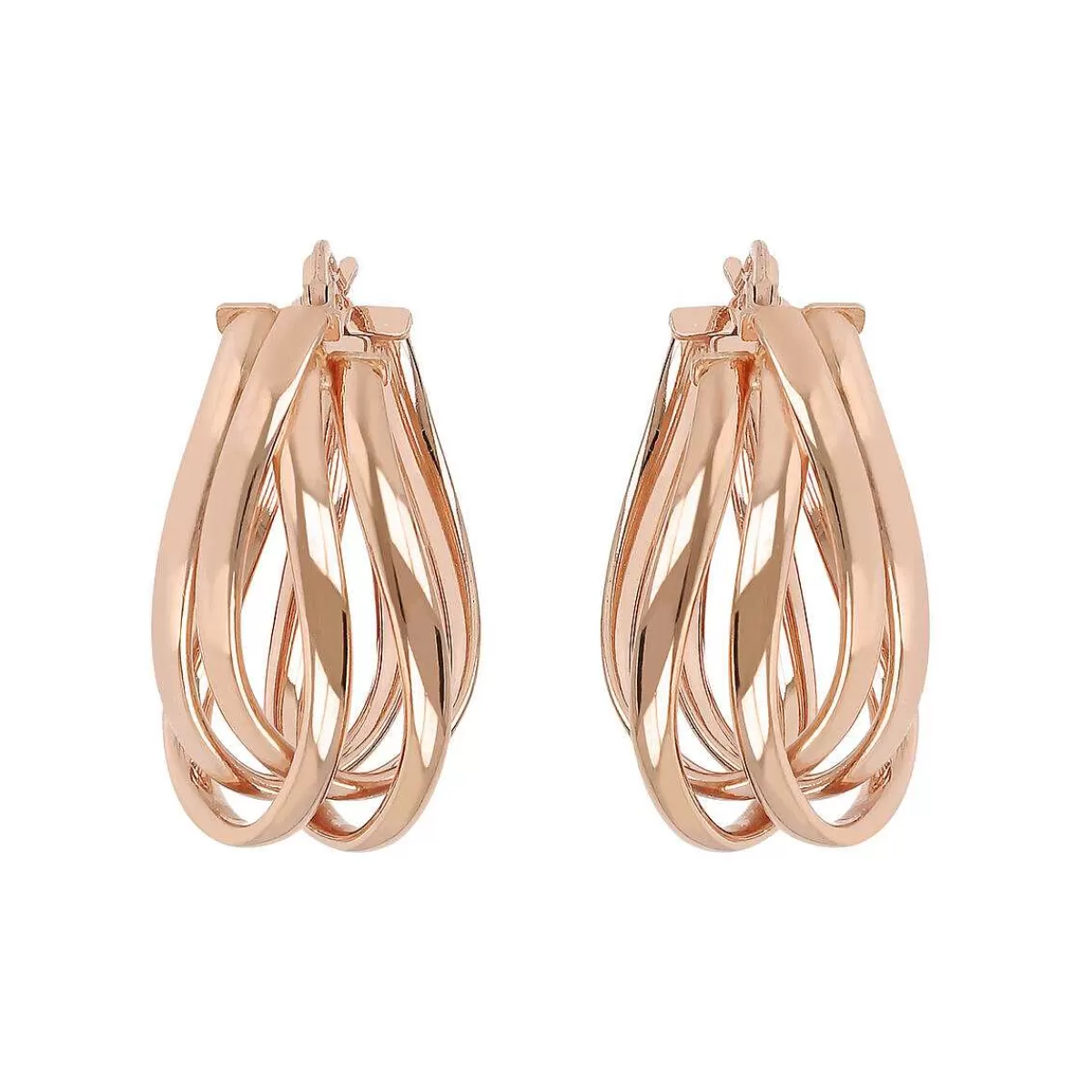 Shop Orecchini A Cerchio Pendenti Intrecciati Orecchini