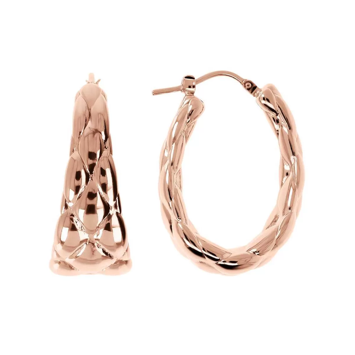 Flash Sale Orecchini Cerchio Pendenti Con Matelasse Orecchini