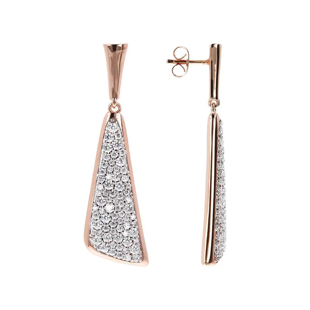 Sale Orecchini Pendenti Vela Pave In Cubic Zirconia Orecchini
