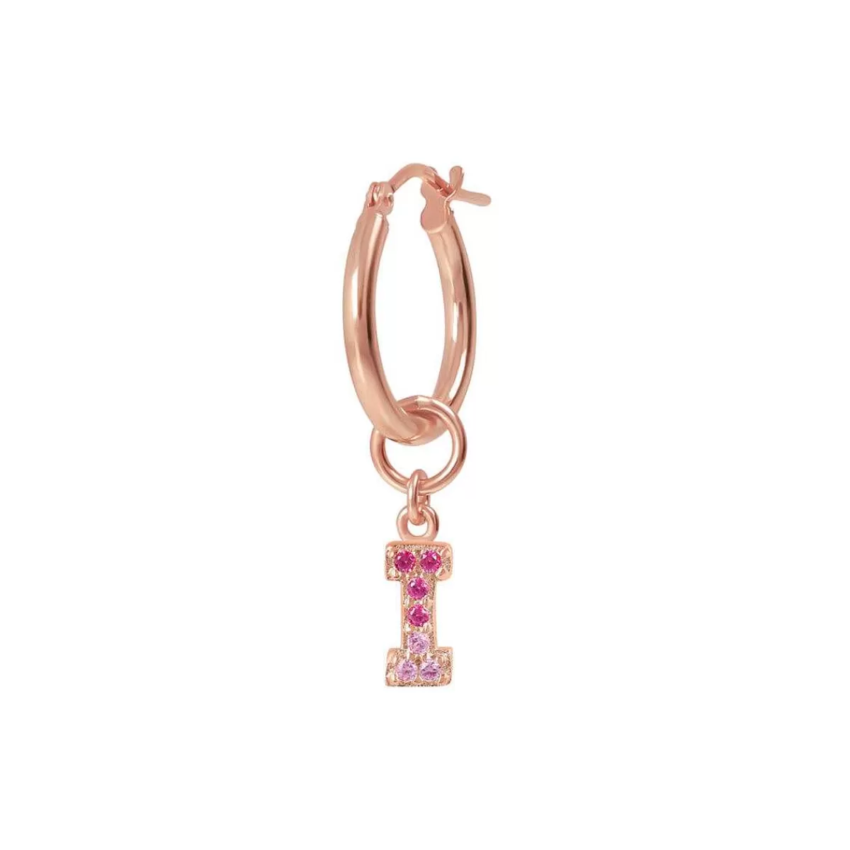 Cheap Orecchino Pendente Con Lettera In Pave Orecchini